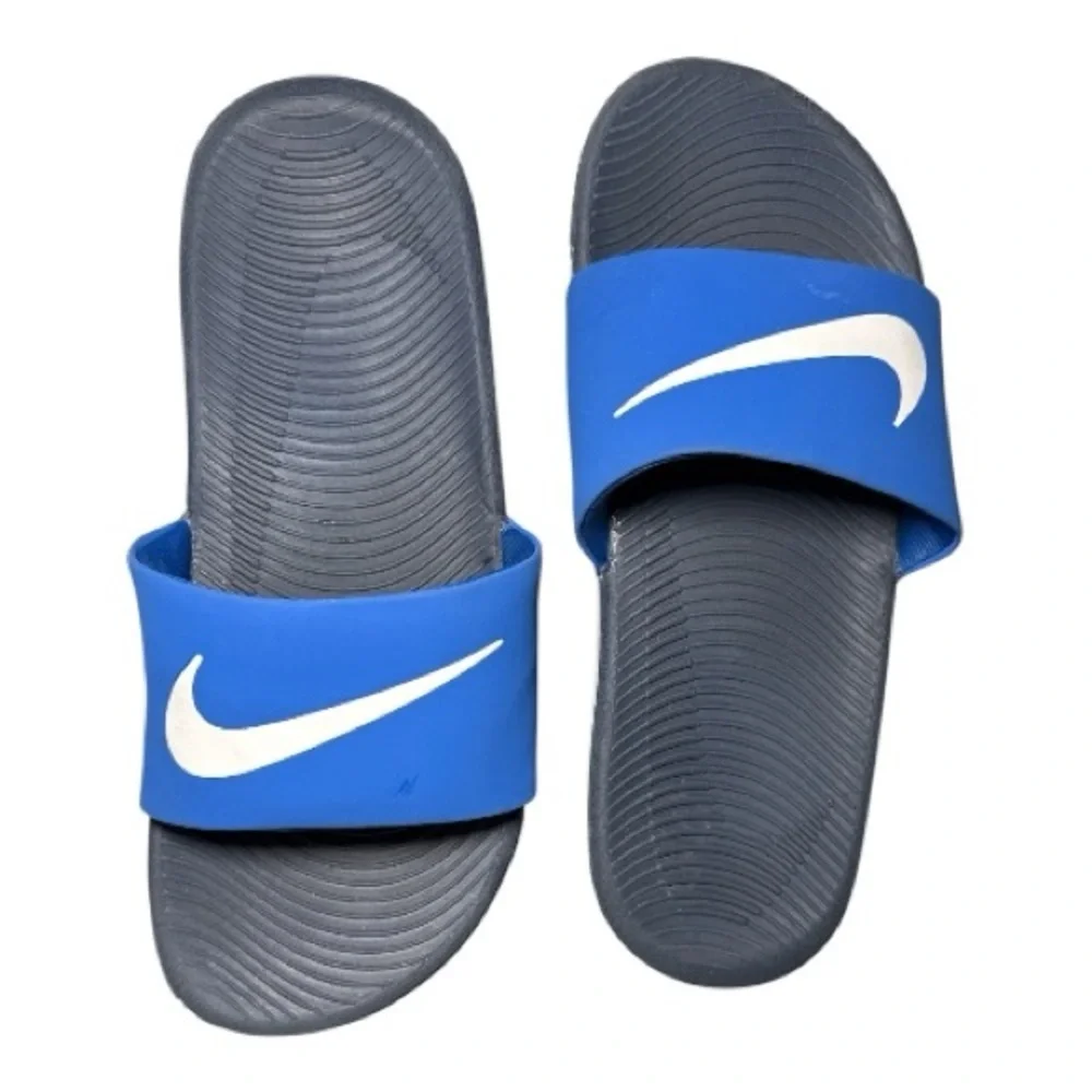 Nike Kawa Big Kid's Slides Size 4Y Blue